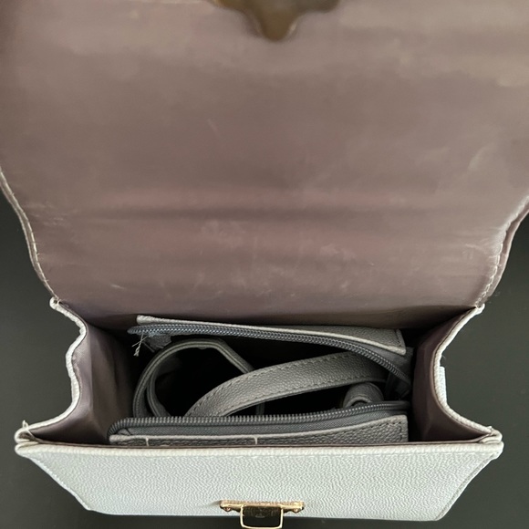 Grey crossbody bag - Picture 4 of 5